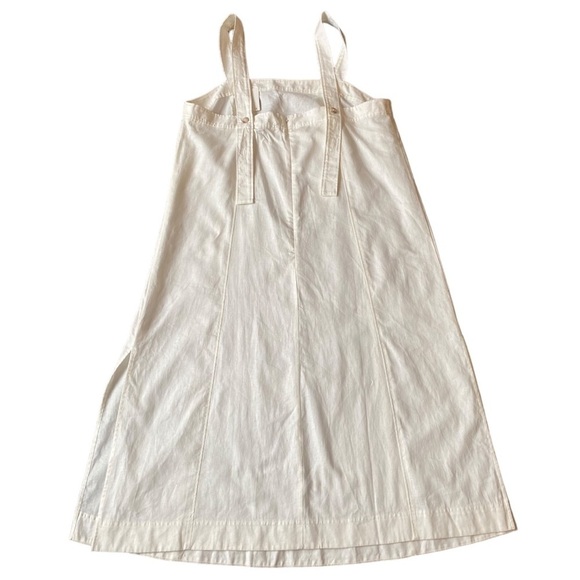 NWT Madewell Linen-Cotton Princess-Seamed Midi Dress in Lighthouse Size XXL - Picture 6 of 11